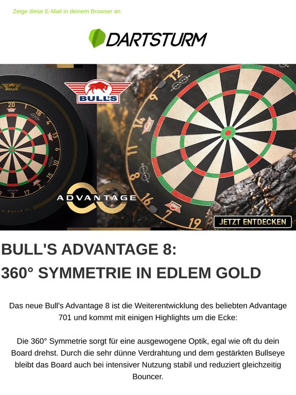 🎯 Bull's Advantage 8 Board und limitierte Target Japan Champions Darts