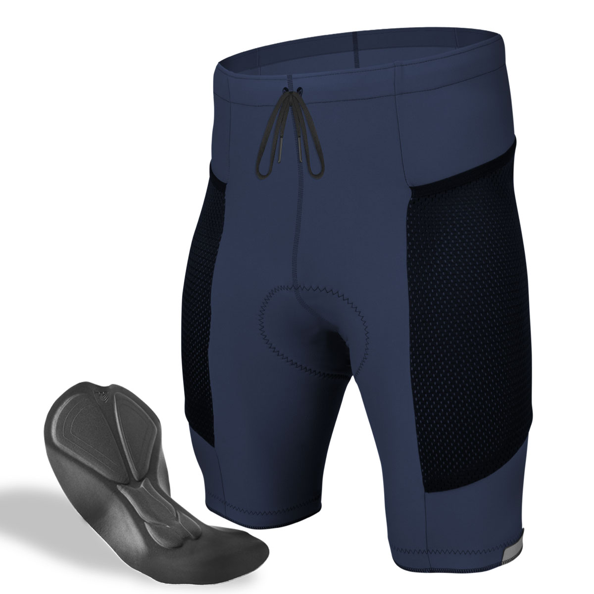Matte Gel Touring Shorts Navy