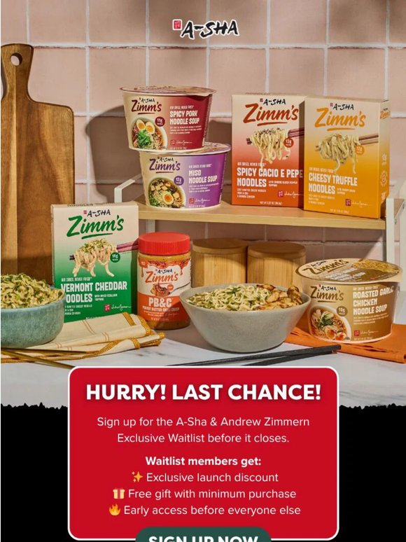 Last Chance for Early Access to A-Sha Zimm’s 👀