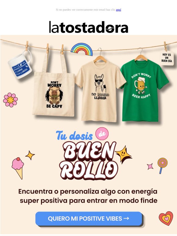 Tu dosis extra de buen rollo ☀️