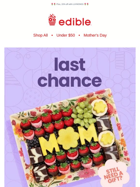 ENDS TONIGHT 🌷 Free Mother's Day Delivery