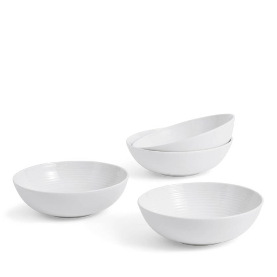 Gordon Ramsay Maze Bowl Set of 4, White