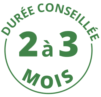 Vigne rouge - Cassis - Marc de raisin Bio : durée conseillée 2 à 3 mois