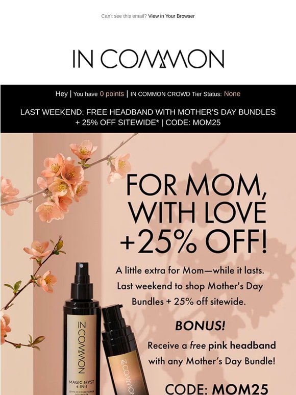 A Few More Days to Spoil Mom