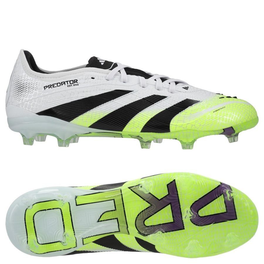 adidas Predator Pro FG Radiant Blaze - Weiß/Schwarz/Gelb