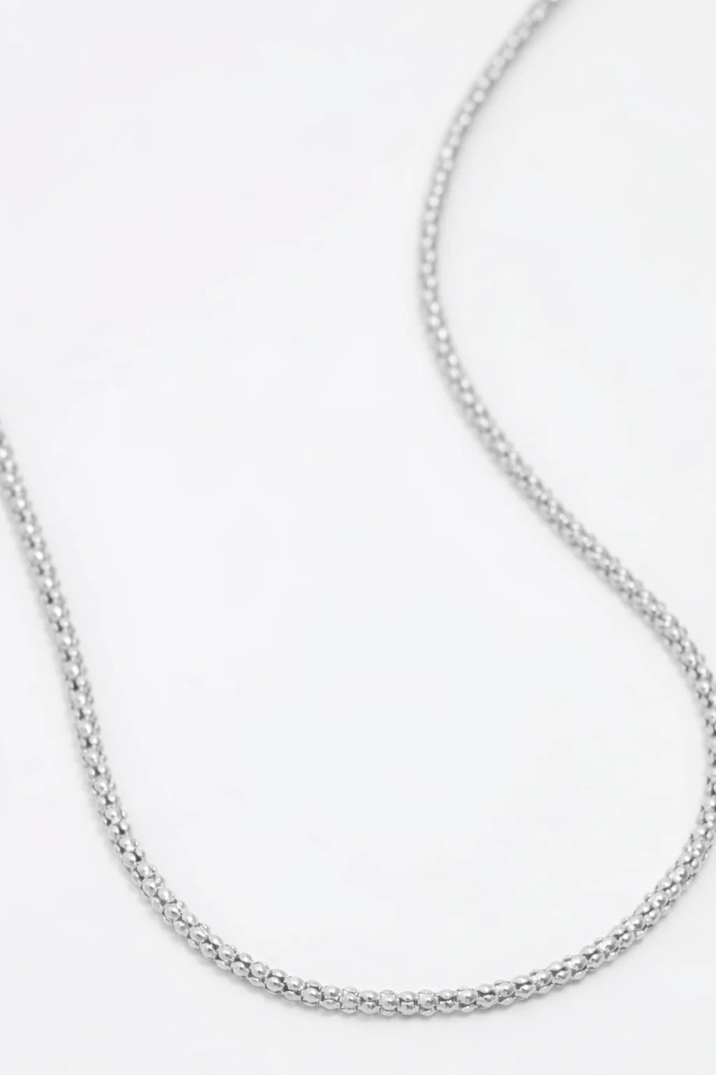 Image of Soru Charm Rope Necklace, Silver