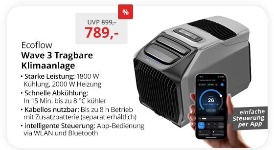 Ecoflow Wave 3 Tragbare Klimaanlage