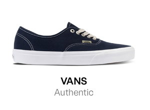 Vans Men's Authentic Sneakers in Dark Blue