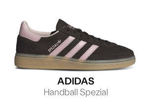 adidas Women's Handball Spezial Sneakers in Dark Brown/Pink