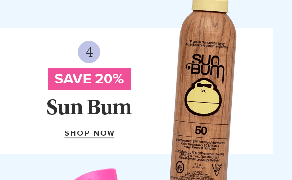 Save 20% on Sun Bum