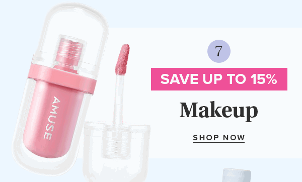 Save up to 15% on Makeup