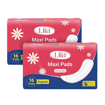 Liia Maxi Pads - 16 Count