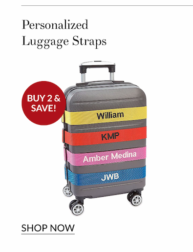 Personalized Luggage Straps [Click here to Shop Now]