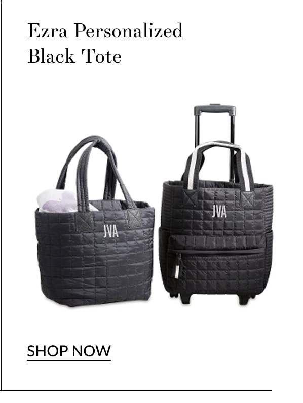 Ezra Personalized Black Tote [Click here to Shop Now]