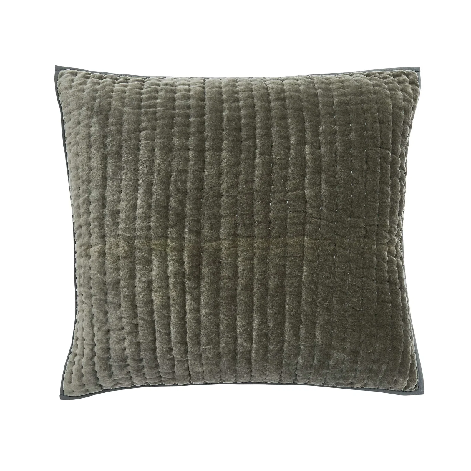 Image of Reya/Emira Sham Pillowcase, Olive