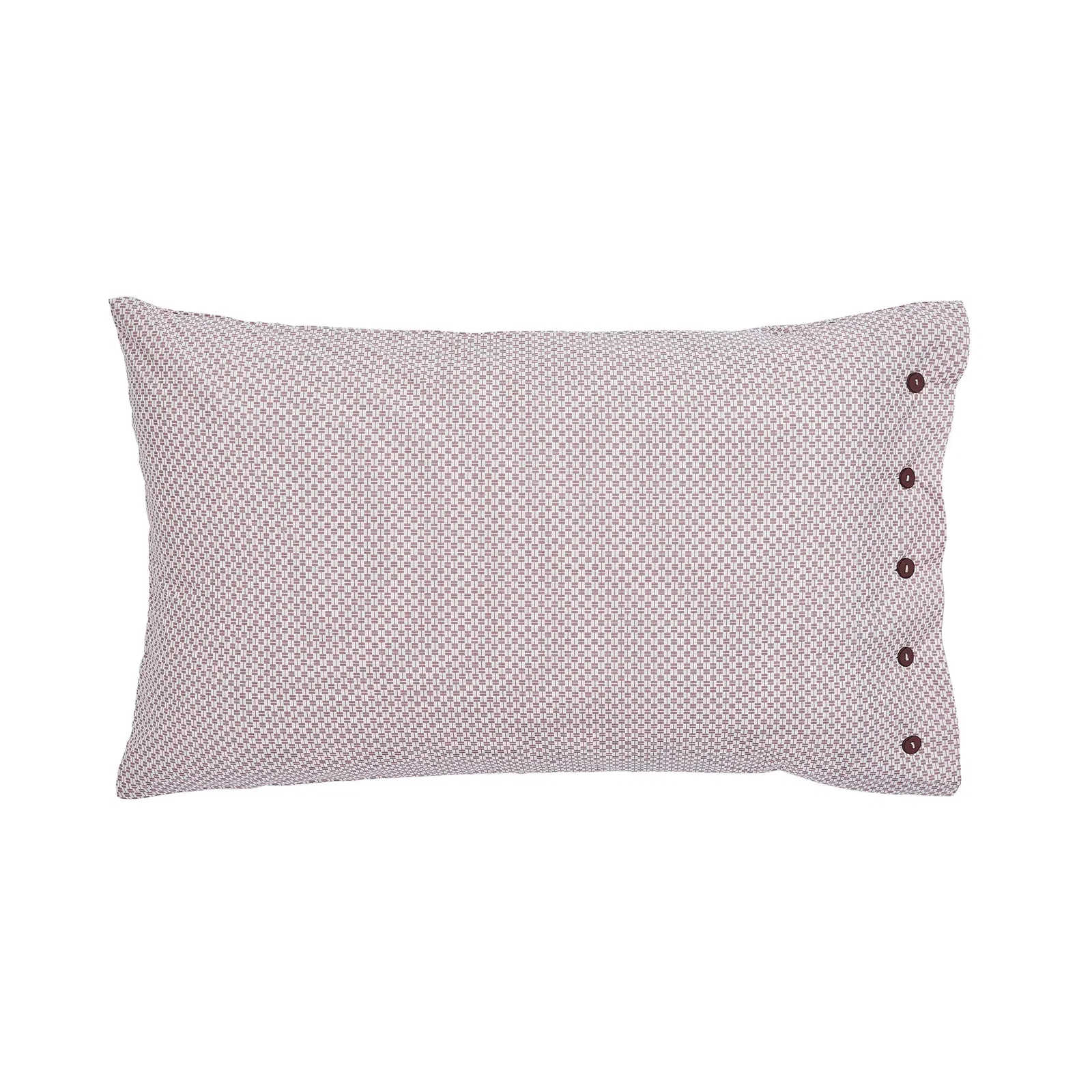 Image of Katara Pair of Standard Pillowcases, Pink/Grey