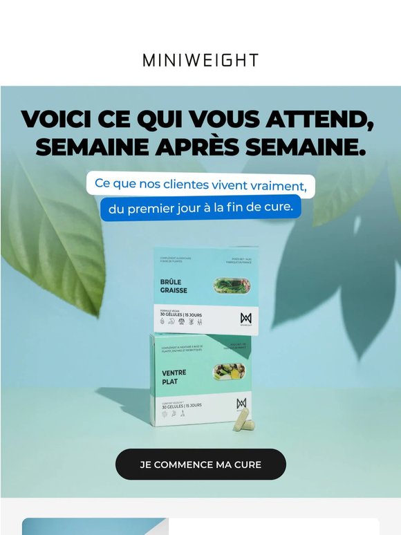 Ce que vous observerez semaine après semaine. 🌿