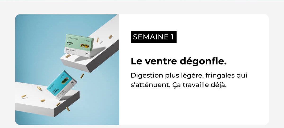 Le ventre dégonfle