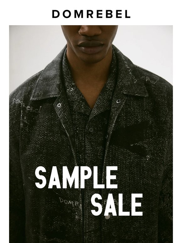 Your Access Code : DOMREBEL Sample Sale