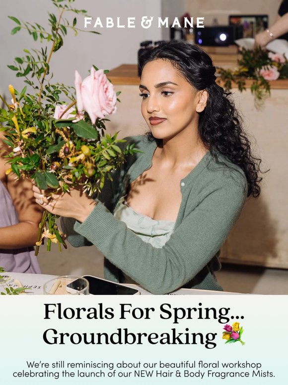 Florals For Spring... Groundbreaking 💮