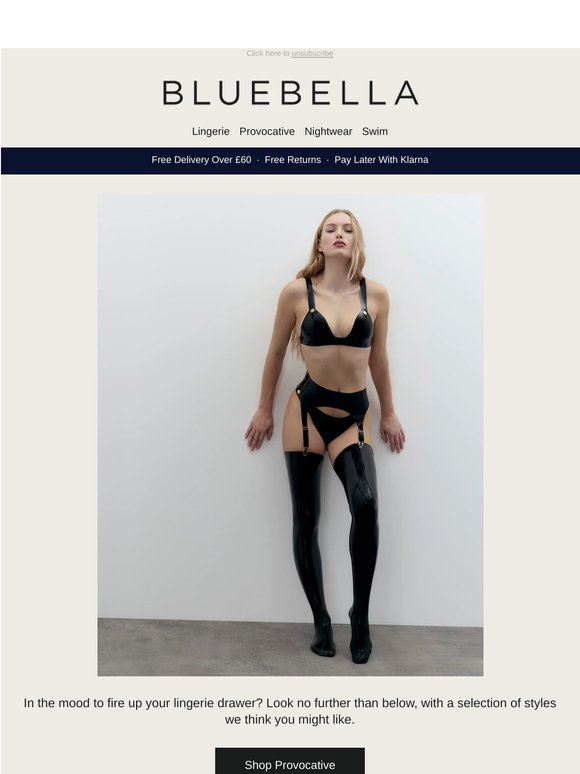 — — Your lingerie drawer just got hotter