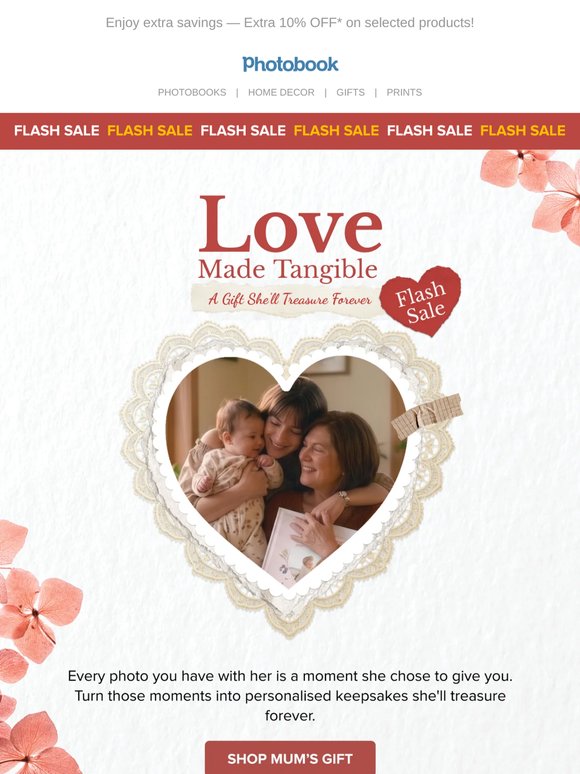 Mother's Day Flash Sale Starts Now ⚡