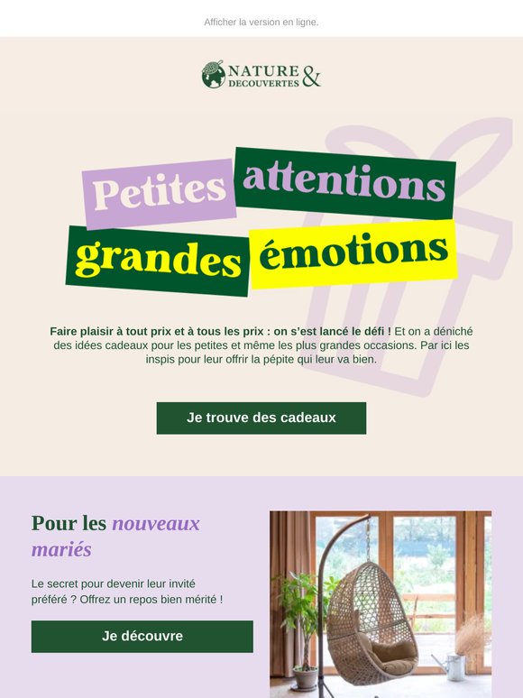 À la recherche du cadeau parfait ?