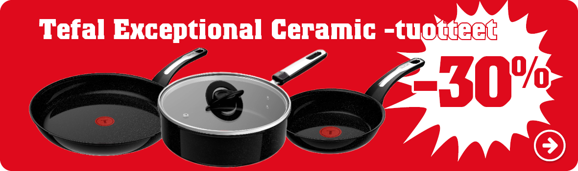Tefal Exceptional Ceramic -tuotteet