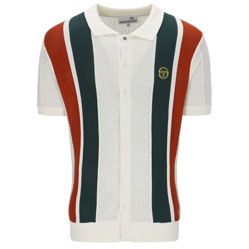 Sergio Tacchini Montell Knit Polo Shirt - Gardenia