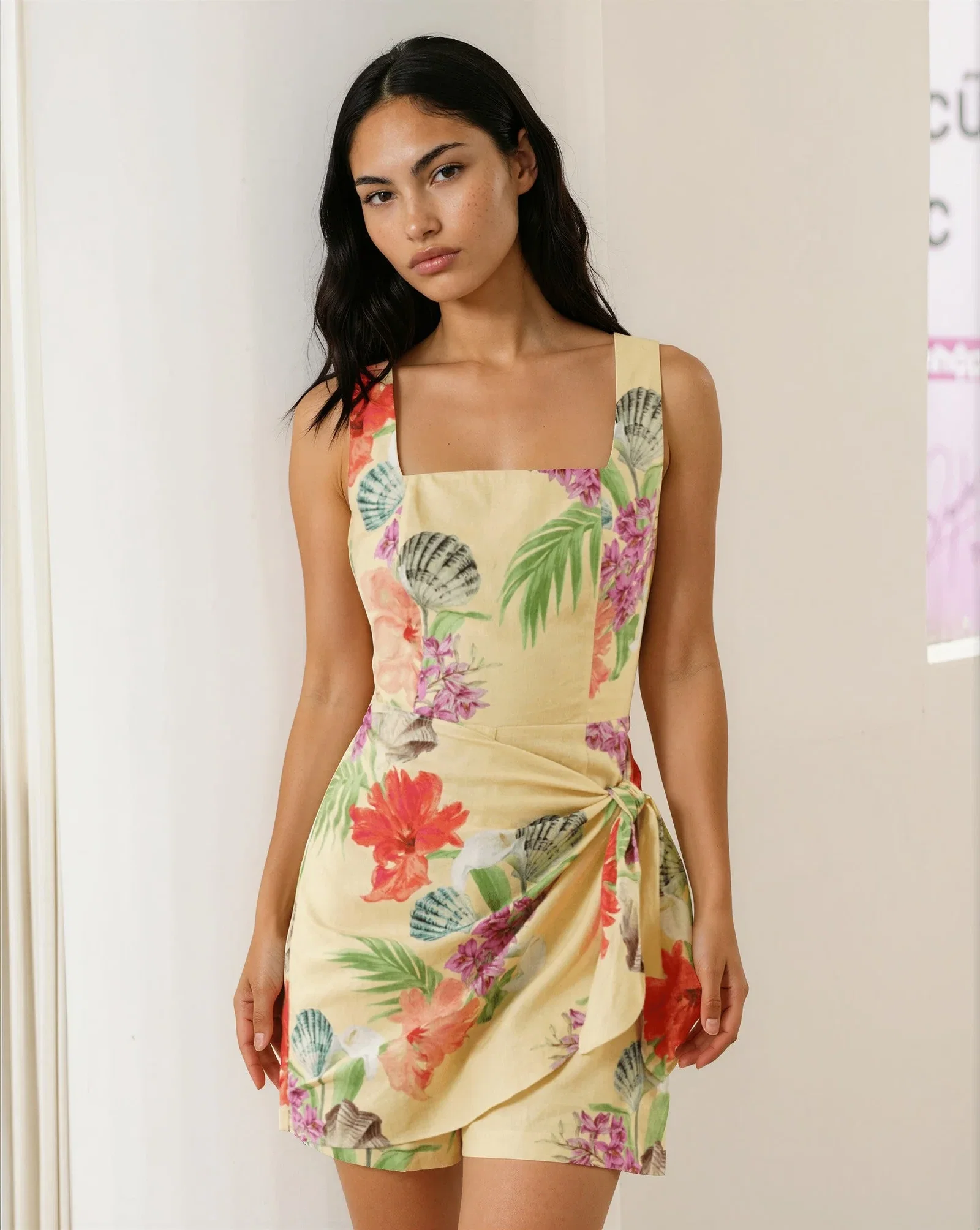 Image of RAYE LINEN ROMPER