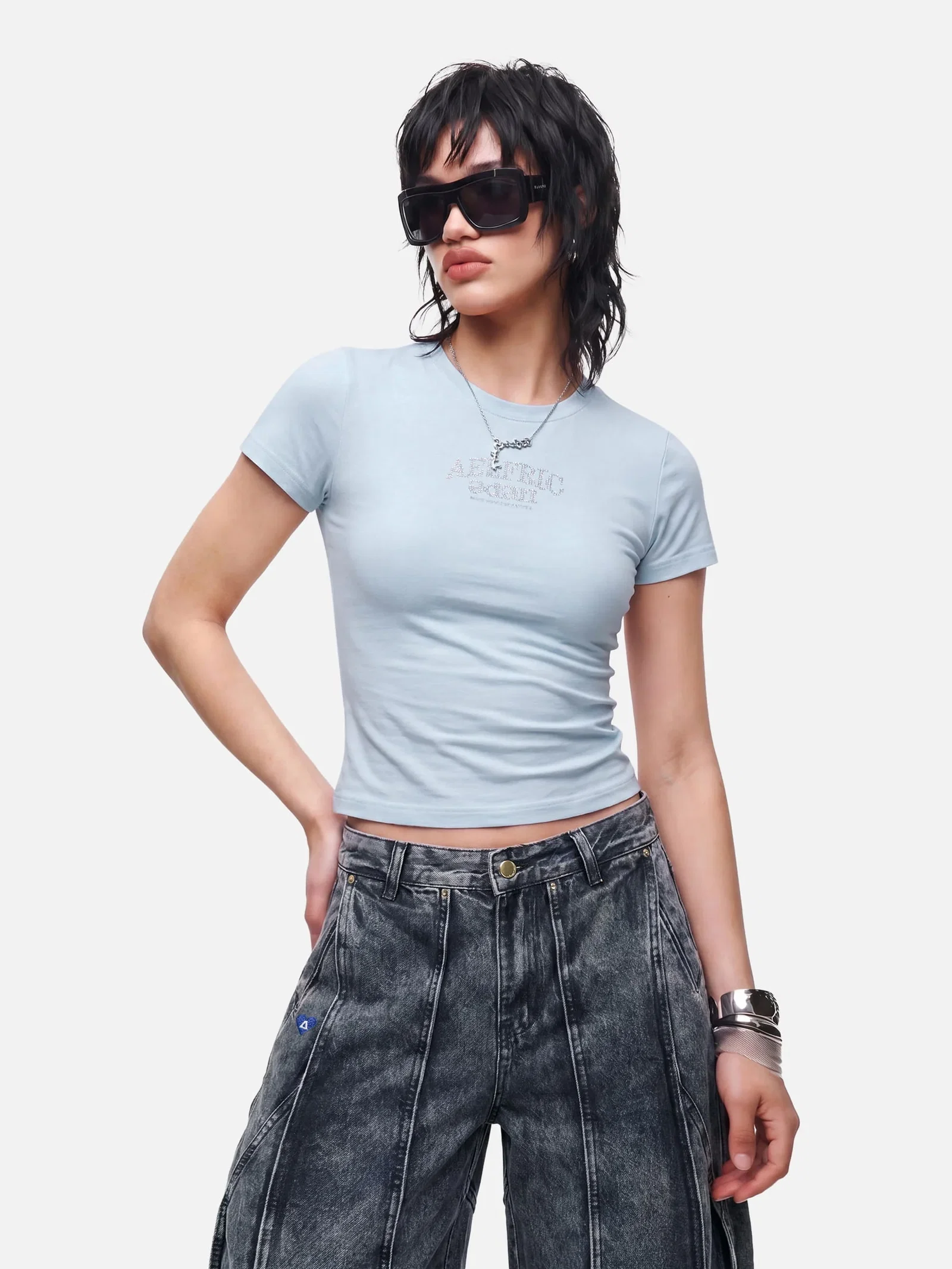 Aelfric Eden Rhinestone Baby Tee