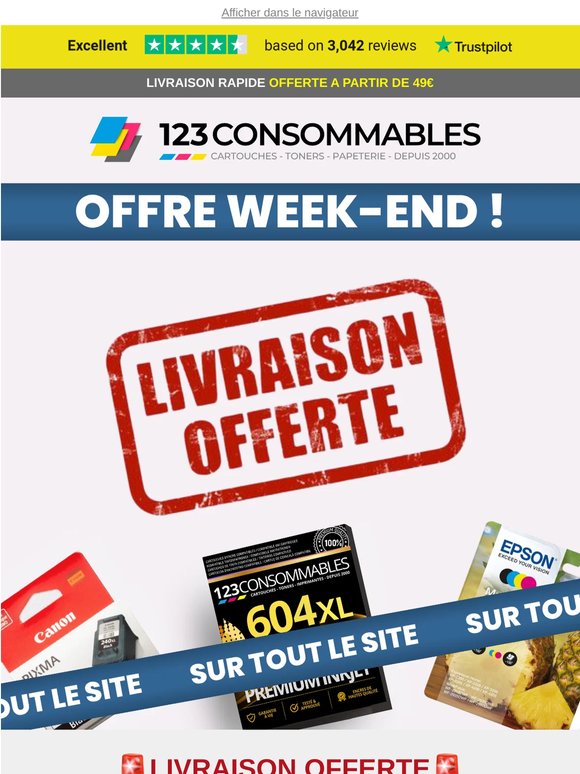 🚨 Livraison offerte !