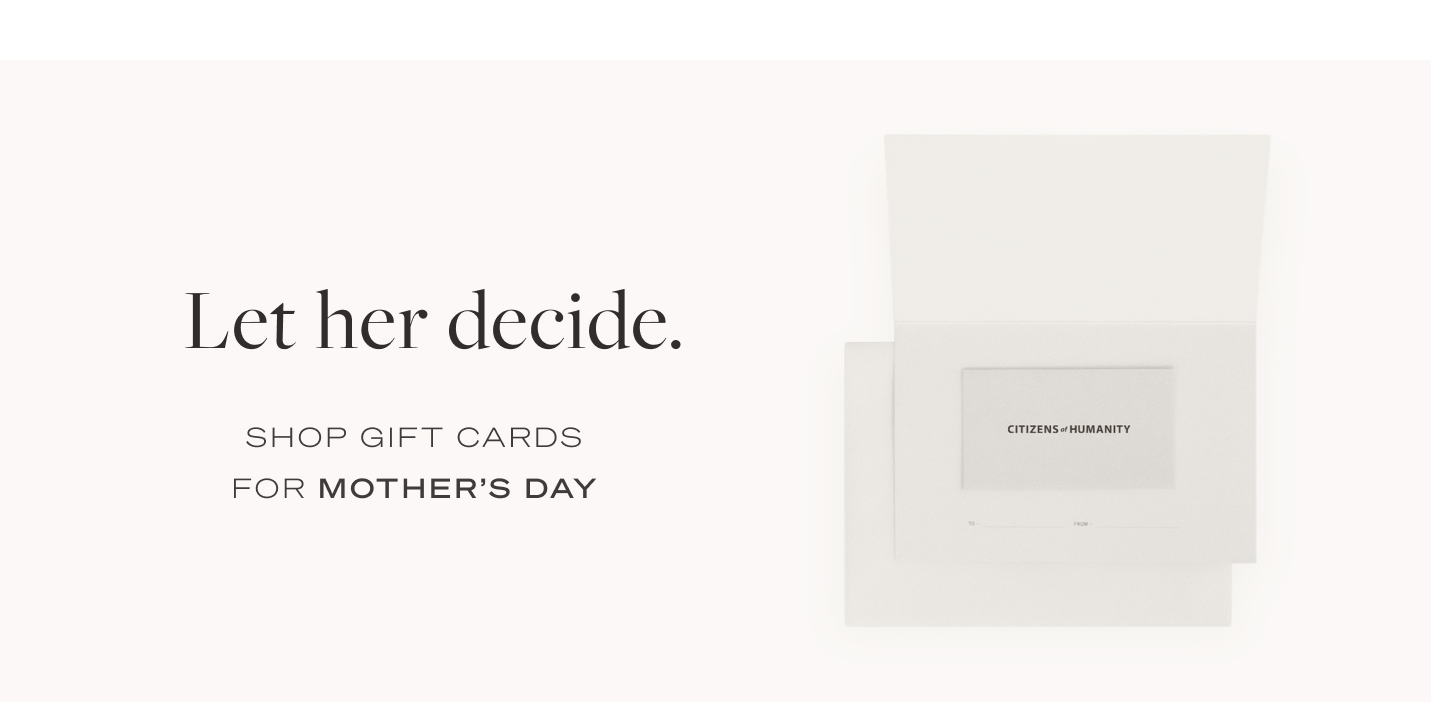 Let Her Decide - Shop Gift Cards for Mother's Day