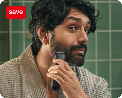 Save up to over half price on selected men's beard & grooming tools