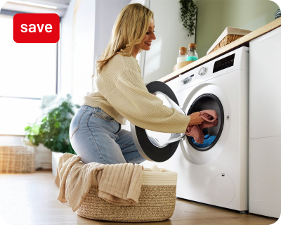 Free installation on selected washing machines and washer dryers
