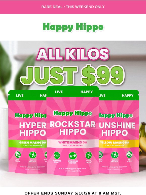 All Kilos Just $99 😍 Ends Sunday