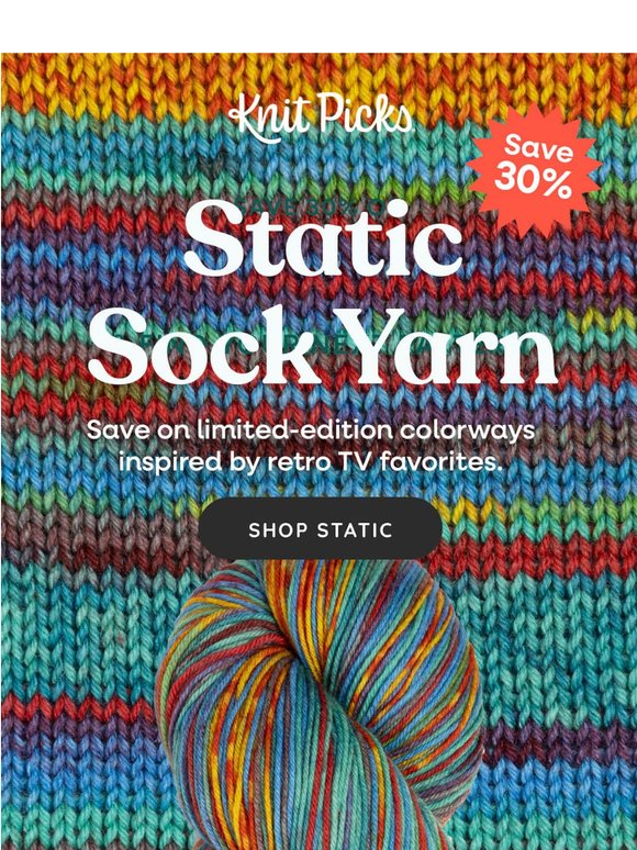 30% Off the Sock Yarn Inspired by Your Favorite Shows