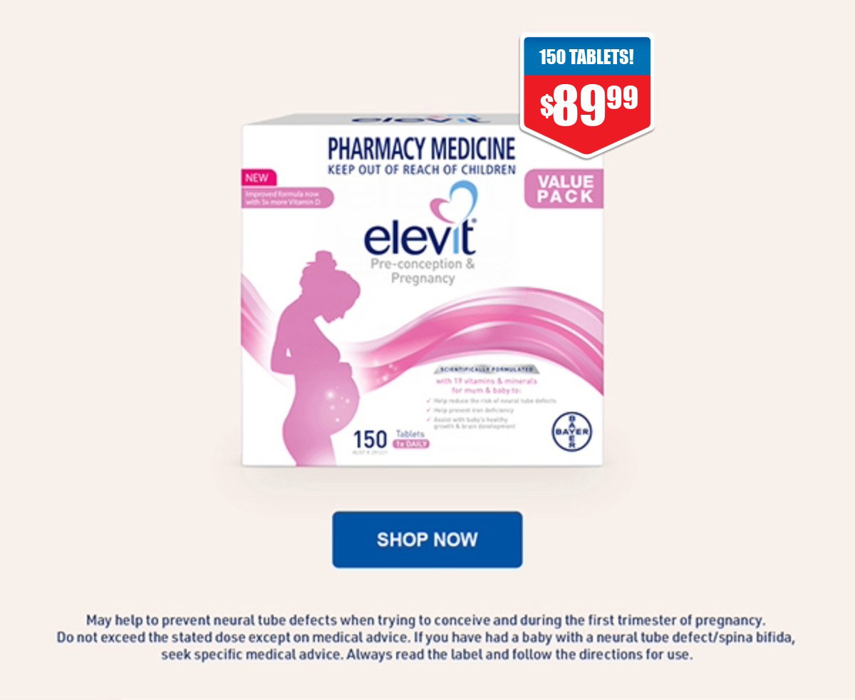 Elevit Pre-conception & Pregnancy 150 Tablets Exclusive Size