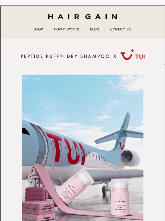 Now Boarding: Peptide Puff™  ✈️