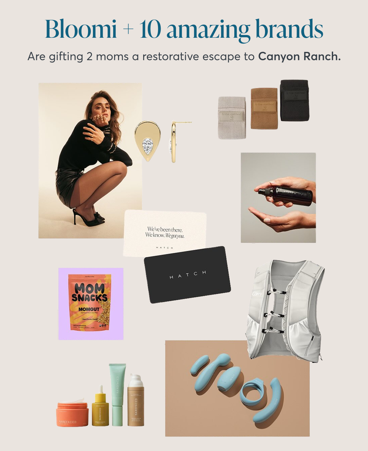 Bloomi + 10 amazing brands Are gifting 2 moms a restorative escape to Canyon Ranch.