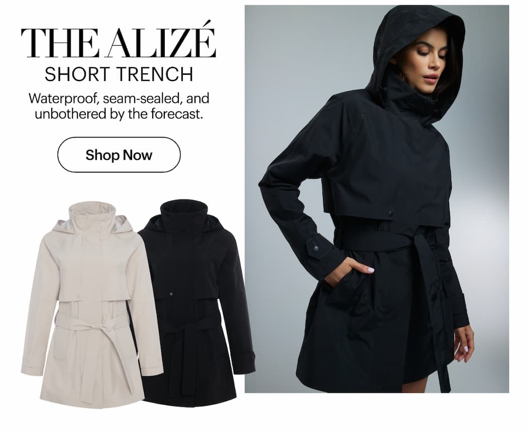 Alizé Short Trench Coat