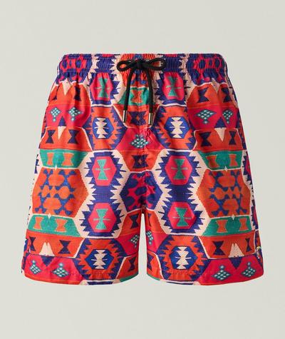 TooCo - Aztec Geometric Printed Swim Shorts