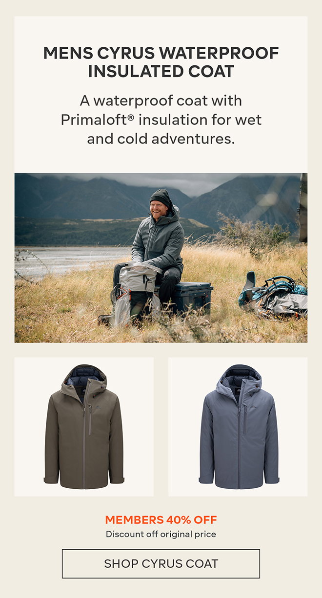 Mens Cyrus Waterproof Insulated Coat