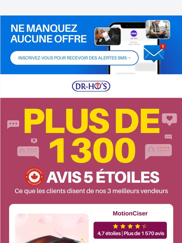 Nos 3 meilleures ventes pour maman