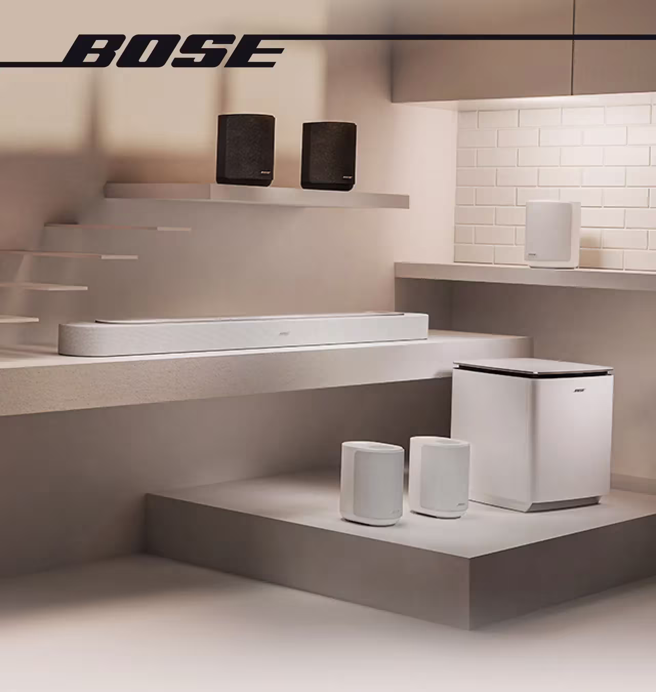Bird's eye view of the Bose Lifestyle Collection