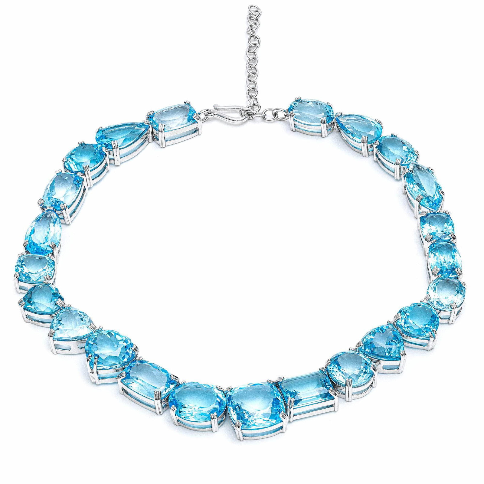 Ophira Sterling Silver Necklace Featu...