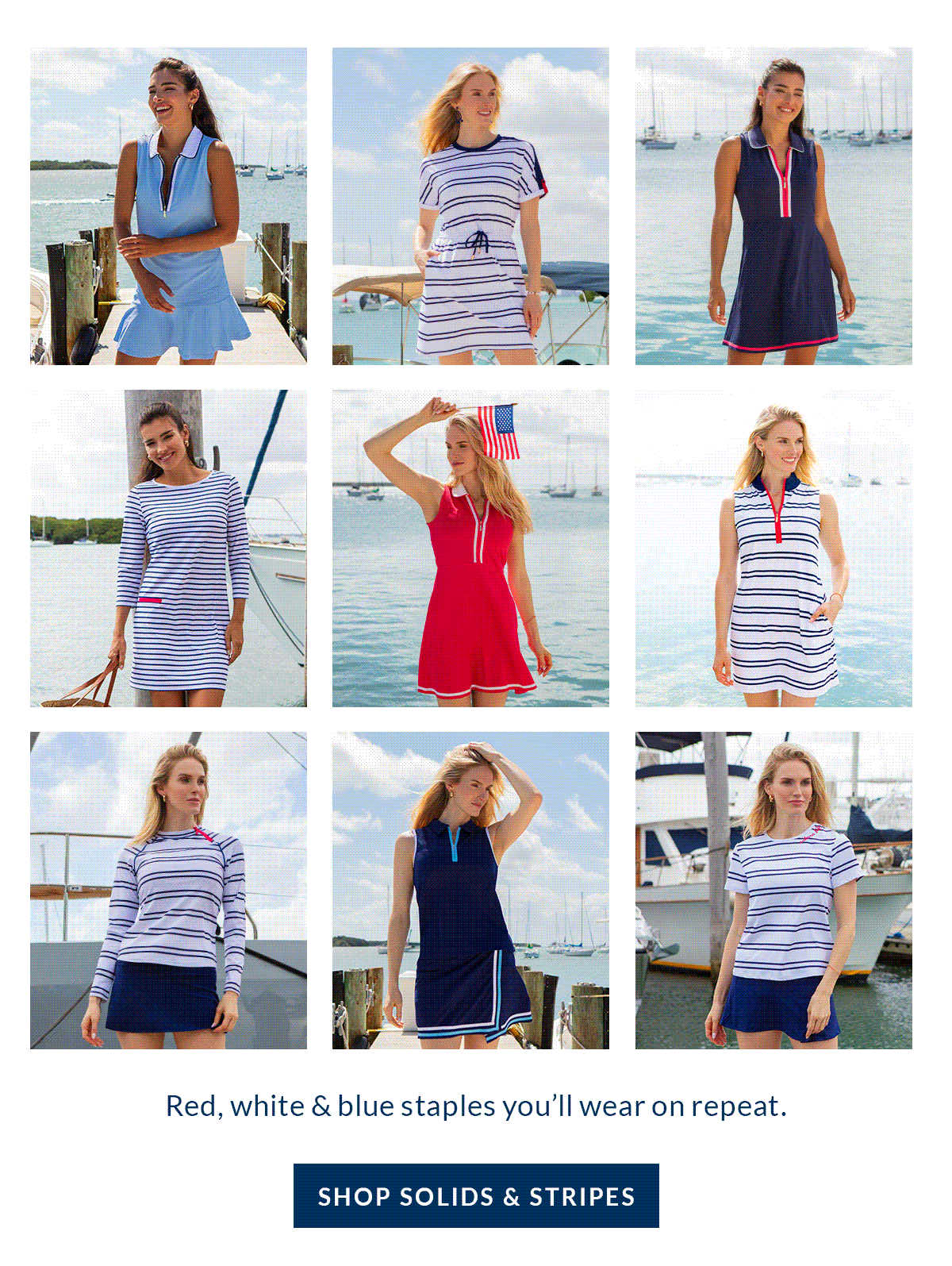 Shop Solids & Stripes