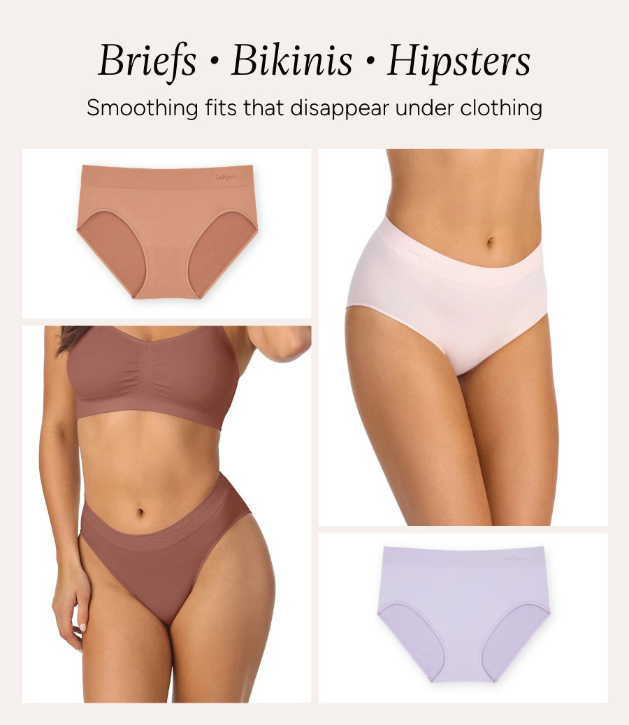 Smoothing fits that disappear under clothing