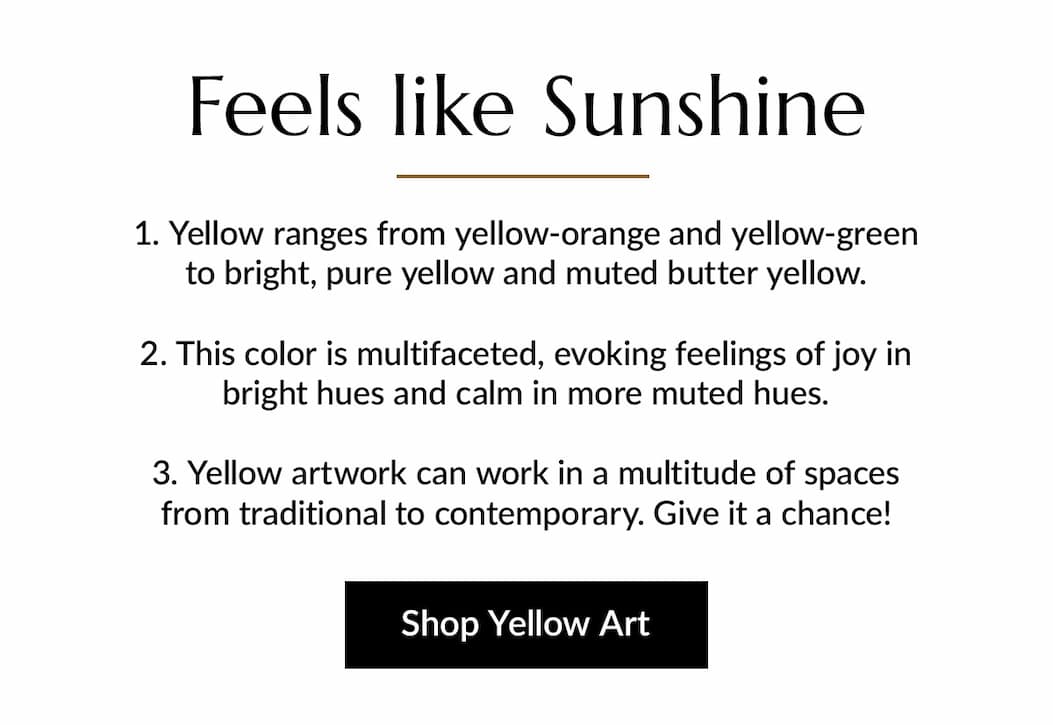 This hue feels like sunshine