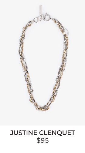 Justine Clenquet Gold/Silver 'Dana' Necklace